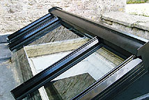 Roof lights at St. Catherine's Court, Bath